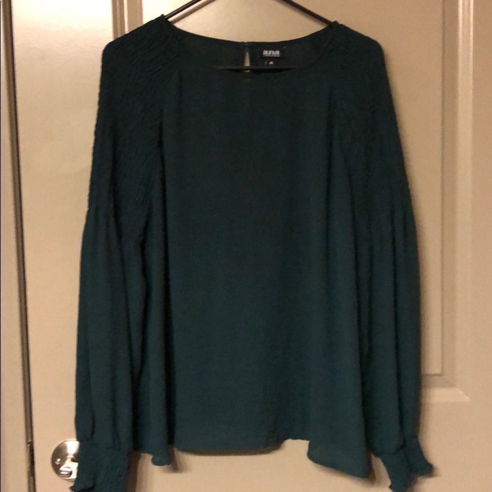 Dark green blouse